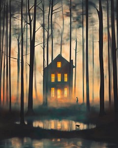 16K views · 822 reactions | From my series “November Fog” These images were created using Midjourney, refined in Photoshop and brought to life through motion with the Luma Dream Machine.  Sign up for my newsletter if you want access 24 hours earlier to my print drops. Next drop starts 21 November. | Inge Schuster | Facebook