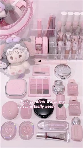 Photoshop filter in a bottle! 🌑✨ About Tone Blur vs. Glow Powder Review #makeup #kbeauty #glowup