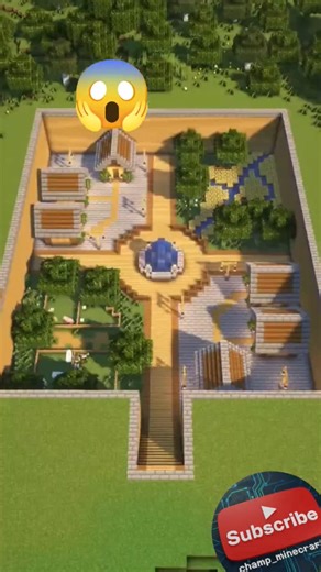 underground village in Minecraft #minecraft #gaming #minecraftbuild #memes