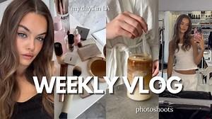 【英字vlog】Marija | 在洛杉矶的一周♡｜模特工作｜繁忙的日程｜和朋友出去玩