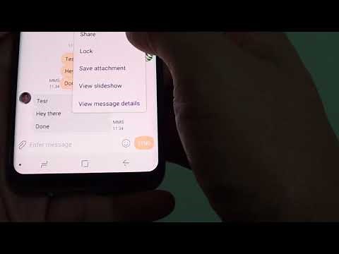 Samsung Galaxy S8: How to Copy Text Messages to a SIM Card Storage