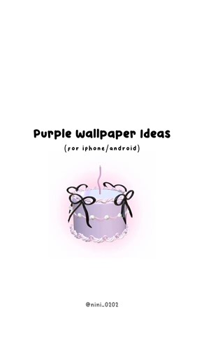 Purple Wallpaper Ideas🍧 #ytshorts #shorts #trending #views #aesthetic #cute #youtube #wallpaper