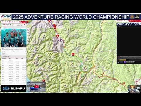 Watching the dots at Adventure Racing World Championships