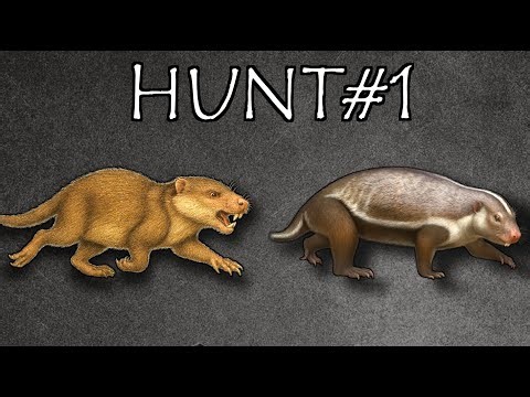 Prehistoric Hunt: Repenomamus (robustus) hunts Adalatherium (hui) Animation