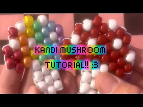 How to Make a Kandi Mushroom! 🍄 (Beginner Kandi Tutorial)