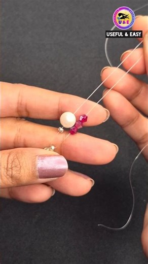 It's Actually Easy🤩Beads Jewelry Making Bracelet. #youtubeshorts #shorts