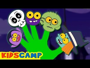 Spooky Monsters Finger Family | Funny Halloween Songs By KidsCamp