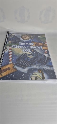 Childrens Polar Express Colouring Book - Etsy UK