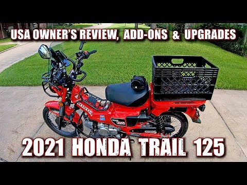 CT125: 2021 Honda Trail 125 // Owner's Review, Add-ons & Upgrades