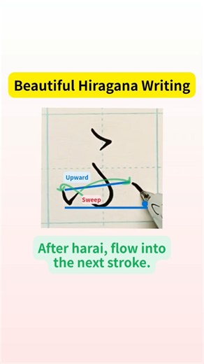 How to Write Beautiful Hiragana “ふ” Japanese Handwriting Practice #japanesewriting #hiraganawriting