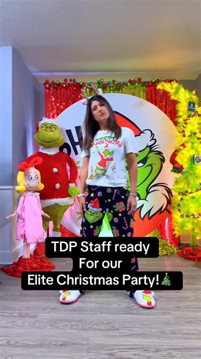 Our staff had so much fun at our Elite Christmas party 🎄💚❤️#tdp #grinchmas #dance | The Dance Place