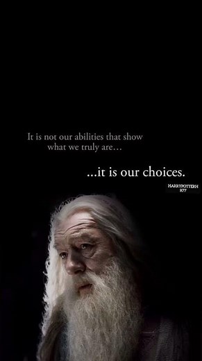 Dumbledore's Greatest Lesson: The Power of Choice #harrypotter #memes