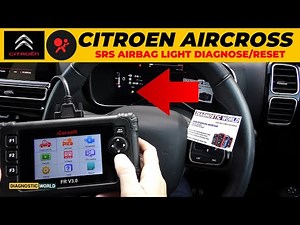 Citroen Aircross C2 C3 C4 C5 Airbag Warning Light Diagnose & Reset iCarsoft FR V3 0