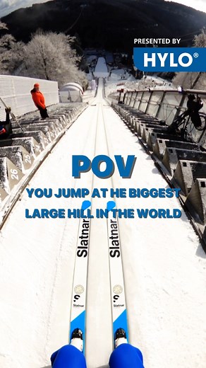 61K views · 346 reactions | Feel like a ski jumper and fly at the biggest large hill in the World 勞#fisskijumping #skijumping #wintersport #pov #flying #wings #gopro | FIS Ski Jumping | Facebook