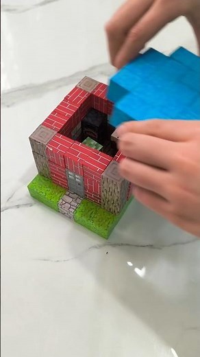 Building a RARE Village House 🏘️ | Minecraft Magnetic Blocks