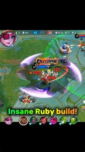 Try This Insane Ruby Build!! #mlbb #mobilelegends #ml #shorts #fyp