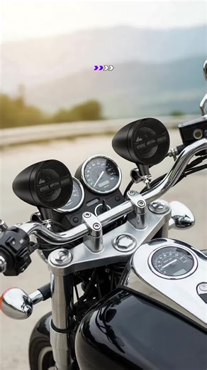 Motorcycle Audio System Pair, High-Quality Sound Equipment for Motorcycles, Enhance Your Ride Experience with Superior Audio Quality, Stereo System