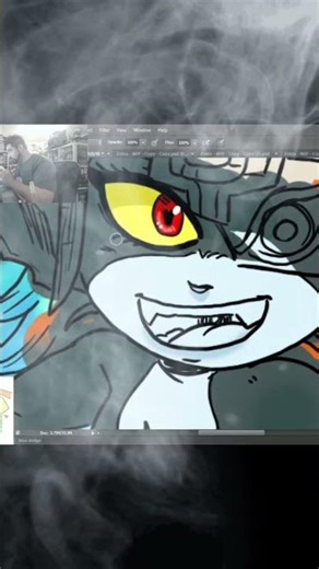 #shorts Drawing Midna cute sassy energy 💜🎨