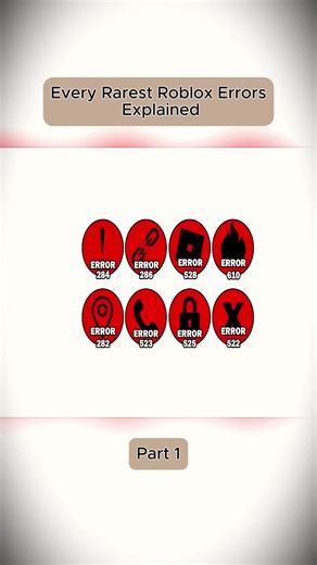 Every Rarest Roblox Errors Explained part (1) | roblox