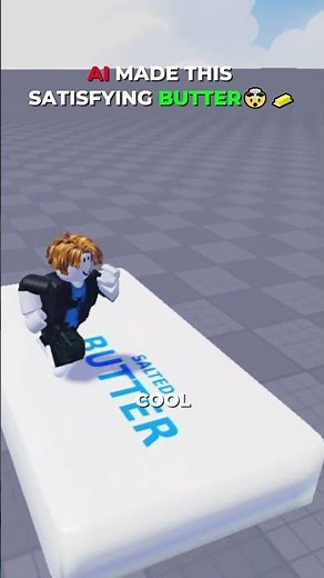 I Built a Realistic Butter System with AI in Roblox! 🤖🧈 #roblox #robloxdev