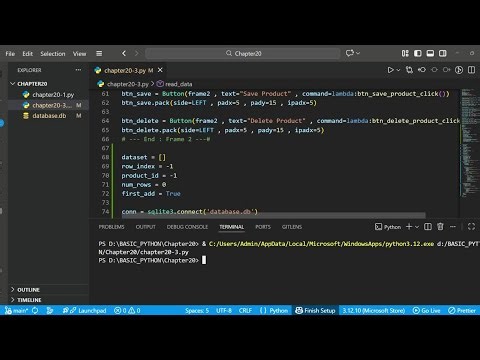 simple crud python and sqlite
