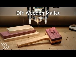 Making a Purpleheart and Maple Mallet on the Shapeoko - #128 [CNC]