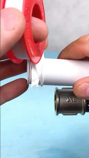 How to connect a PVC pipe to a metal one! #diy #tips #lifehacks #plumber