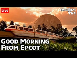 🔴Live: Good Morning from Epcot - Walt Disney World Live Stream - 8-14-22