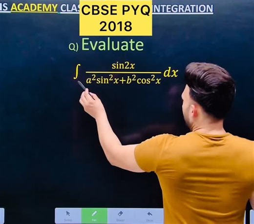Shivang Gupta on Instagram: "Q) Integration ∫ (sin2x/ a^2 sin^2 x+b²cos²x dx #class12 #cbse #maths #cbse2026 #maths #cbse2024 #CBSE #maths #cbse2024 #CBSE #maths #cbse2026 #maths #cbse2024 #CBSE #cbse2024 #CBSE #cbse2024 #CBSE2025 #CBSE2025 #cbse2024 #CBSE2025 ,#cbse #maths #cbse2026 #maths #cbse2024 #CBSE2025 #maths #cbse2024 #CBSE2025 #integration ,#cbse #maths #cbse2026 #maths #cbse2024 #CBSE2025 #cbse #integration #cbse #maths #integration #cbse #maths #cbse2026 #cbse2024 #CBSE2025 #cbse #in