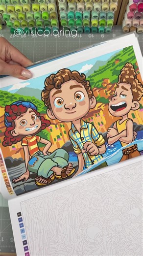 Disney Luca Coloring Book: Relaxing & Satisfying