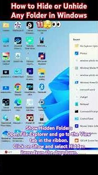 How to Hide or Unhide Any Folder in Windows 11