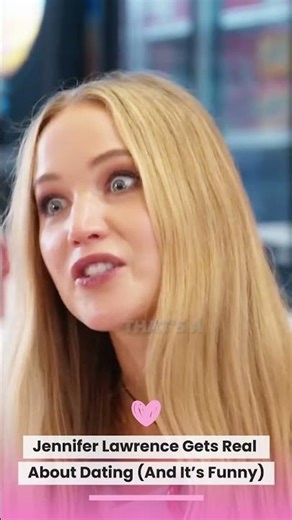Jennifer Lawrence Gets Awkward on a Chicken Shop Date II #jenniferlawrence #shorts