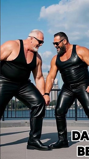 The love of Leather Bear Daddy around the world. #leatherjacket #leather #daddy #bear #gay