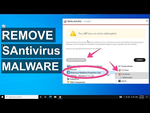 How To Remove SAntivirus On Windows 10 & 11 | Uninstall SEGURAZO Malware