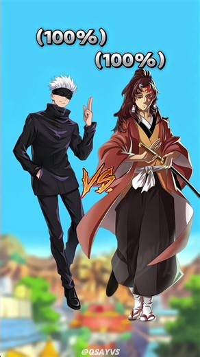 Gojo 🆚 Demon Slayer || Who is strongest ❔ || Part 8 #anime #demonslayer #kny #jjk