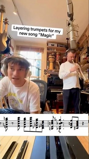 Magic by Jacob Collier (transcription trumpet sheet music) #trumpet #music #band