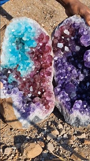 OMG 😱 Diamond Hunter Digs Huge Ruby, Amethyst & Aquamarine Crystal Geodes 💎 Millions of Years Old