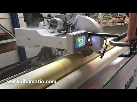 Pvc banner Roll Cutter or Roll Slitting machine