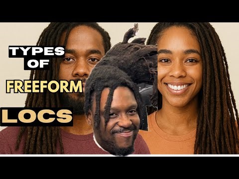 FREEFORM Locs you have never seen before | Types of freeform locs