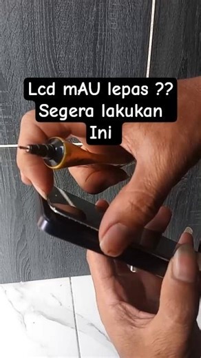 Mengatasi LCD HP mau lepas tidak rapat dengan lcd T7000 #smartphone #lcdhp #service