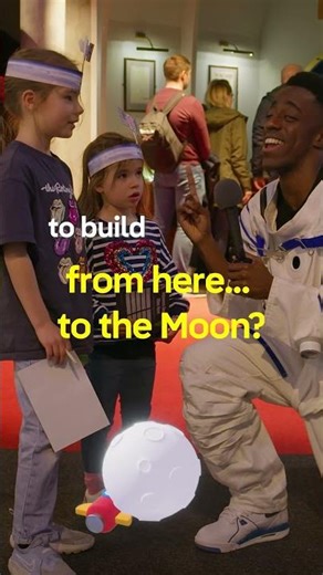 LEGO Bricks on the moon?! #Shorts