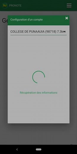 Configurer l'application Pronote sur votre téléphone mobile