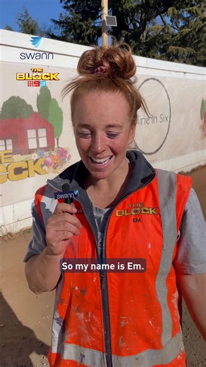 Back to BTS of The Block with Swann, Em from House 1 🏡 shares what she’s most looking forward to — seeing her entire build captured on the Swann Security camera as a timelapse! From start to finish, every milestone on site will be recorded 📸 #TheBlock #BehindTheBlockwithSwann | Swann Security