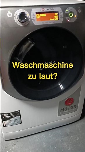 Waschmaschine springt, oder ist zu laut? Stoßdämpfer austauschen!