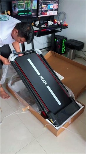 Building My New Treadmill #assembly #fitness #satisfying