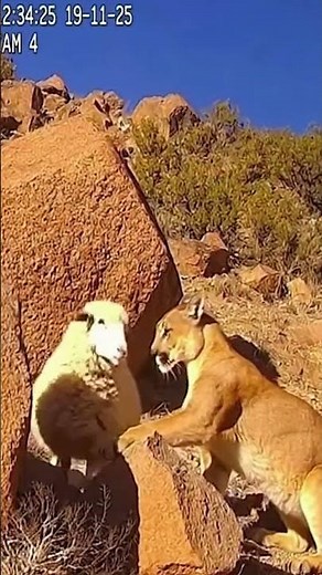 Puma Plays With Its “Prey”… A Heartless Hunter 😳🐆 #Puma #Wildlife