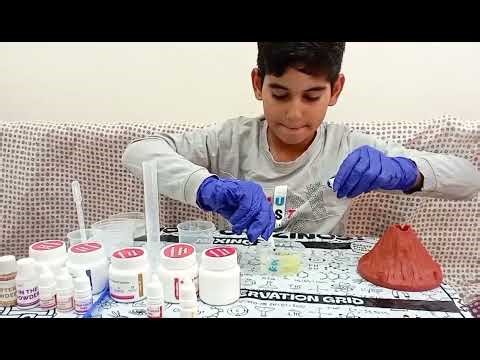 Kid Tries CRAZINOS Mega Science Kit 😱 | Volcano Eruption + 5 Cool Experiments at Home
