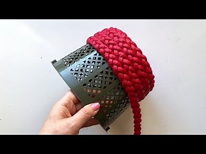 DIY How to Turn a Plastic Bucket into a Cute Basket