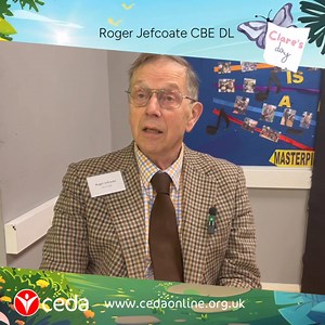 It was lovely to sit down with the patron of CEDA and co founder of the Clare Milne Trust - Roger Jefcoate CBE DL … Roger had lots to say about his association with the Milne Family and we shall be sharing a longer video of Roger following Clare’s Day. | CEDA