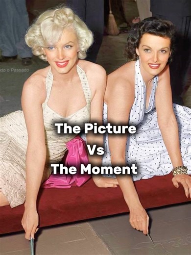 The Picture vs The Moment: Marilyn Monroe & Jane Russell (1953) Handprints